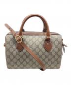 GUCCIグッチ）の古着「GGブルームス 2WAYショルダーバッグ」｜グレー×ブラウン