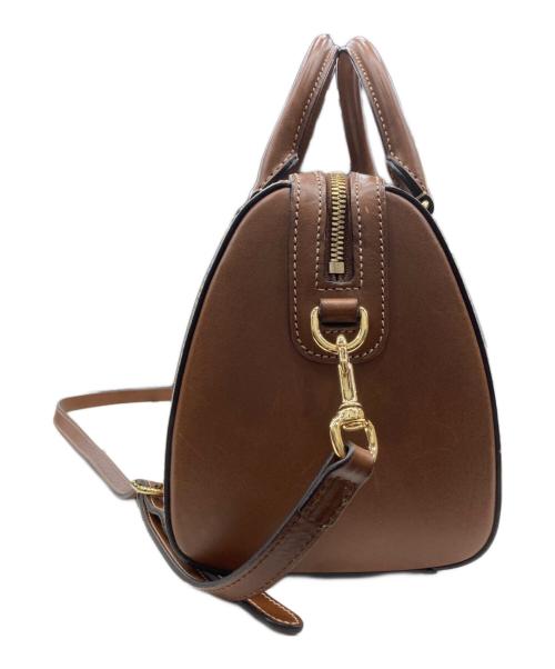 GUCCI（グッチ）GUCCI (グッチ) GGブルームス 2WAYショルダーバッグ グレー×ブラウンの古着・服飾アイテム