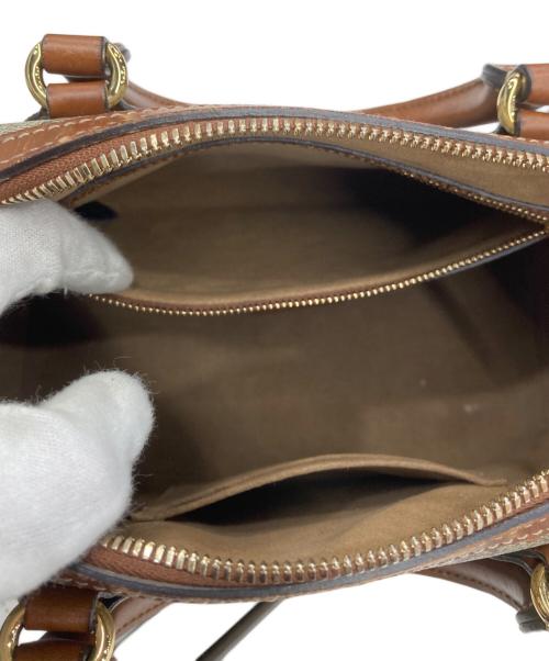 GUCCI（グッチ）GUCCI (グッチ) GGブルームス 2WAYショルダーバッグ グレー×ブラウンの古着・服飾アイテム