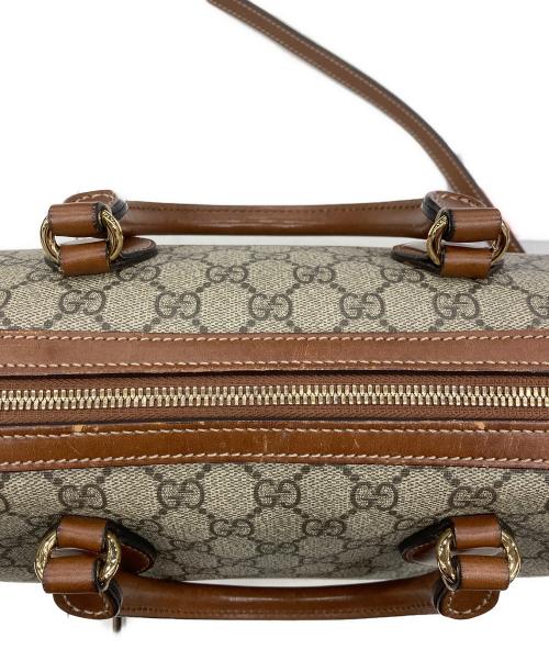 GUCCI（グッチ）GUCCI (グッチ) GGブルームス 2WAYショルダーバッグ グレー×ブラウンの古着・服飾アイテム