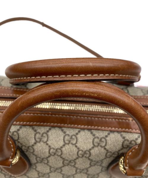 GUCCI（グッチ）GUCCI (グッチ) GGブルームス 2WAYショルダーバッグ グレー×ブラウンの古着・服飾アイテム