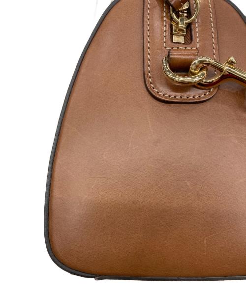 GUCCI（グッチ）GUCCI (グッチ) GGブルームス 2WAYショルダーバッグ グレー×ブラウンの古着・服飾アイテム