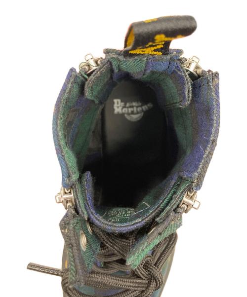 Dr.Martens（ドクターマーチン）Dr.Martens (ドクターマーチン) CORE APPLIQUE 1460 ZIP グリーン×ネイビー サイズ:UK5の古着・服飾アイテム