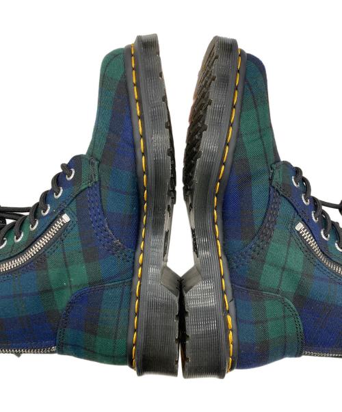 Dr.Martens（ドクターマーチン）Dr.Martens (ドクターマーチン) CORE APPLIQUE 1460 ZIP グリーン×ネイビー サイズ:UK5の古着・服飾アイテム