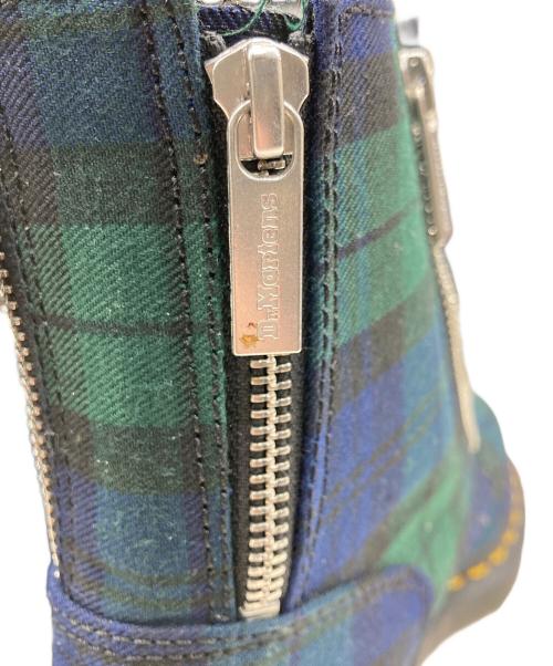 Dr.Martens（ドクターマーチン）Dr.Martens (ドクターマーチン) CORE APPLIQUE 1460 ZIP グリーン×ネイビー サイズ:UK5の古着・服飾アイテム