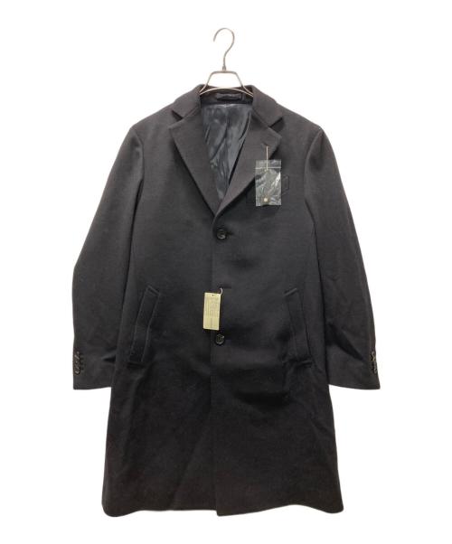 LARDINI（ラルディーニ）LARDINI (ラルディーニ) ウールメルトン3Bチェスターコート ネイビー サイズ:XL 未使用品の古着・服飾アイテム