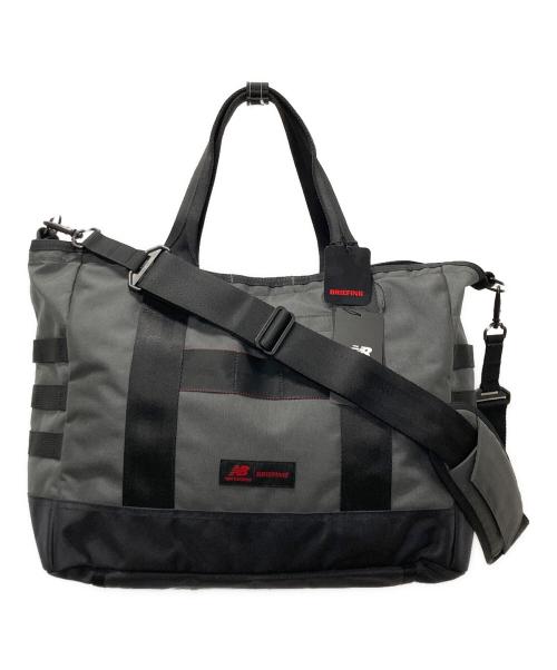BRIEFING（ブリーフィング）BRIEFING (ブリーフィング) NEW BALANCE (ニューバランス) AT TOTE/トートバッグ グレー 未使用品の古着・服飾アイテム