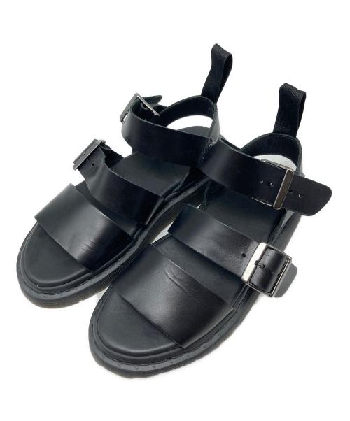 Dr.Martens（ドクターマーチン）Dr.Martens (ドクターマーチン) GRYPHON STRAP SANDAL ブラック サイズ:37の古着・服飾アイテム
