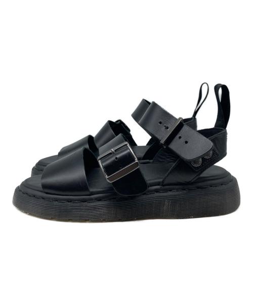 Dr.Martens（ドクターマーチン）Dr.Martens (ドクターマーチン) GRYPHON STRAP SANDAL ブラック サイズ:37の古着・服飾アイテム