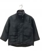 IENAイエナ）の古着「ライトダブルクロスブルゾン」｜ネイビー