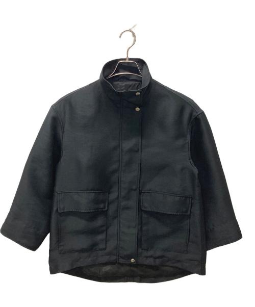IENA（イエナ）IENA (イエナ) ライトダブルクロスブルゾン ネイビー サイズ:36の古着・服飾アイテム