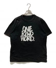 sacai×eric haze（サカイ×エリック・ヘイズ）の古着「ONE KIND WORD プリントTシャツ」｜ブラック