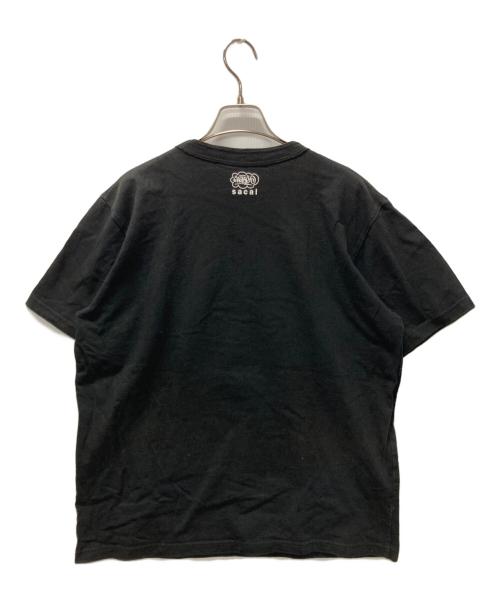 sacai（サカイ）sacai (サカイ) Eric Haze (エリック・ヘイズ) ONE KIND WORD プリントTシャツ ブラック サイズ:4の古着・服飾アイテム