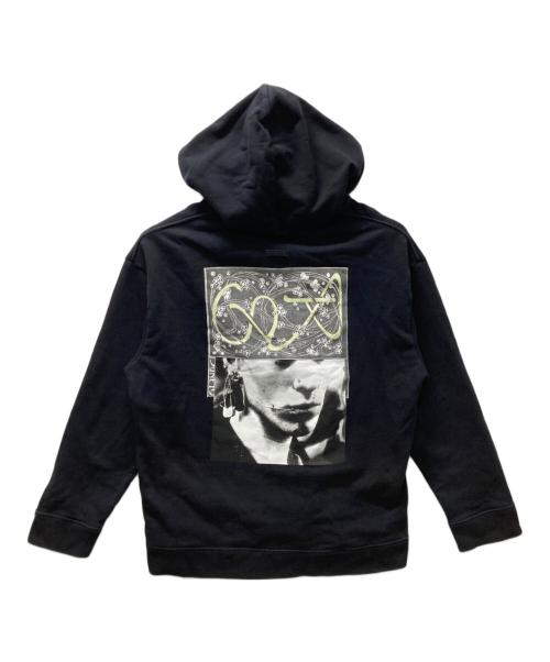 RAF SIMONS（ラフシモンズ）RAF SIMONS (ラフシモンズ) PUNKETTE HOODIE ブラック サイズ:Lの古着・服飾アイテム