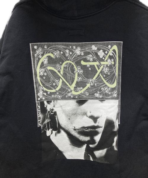 RAF SIMONS（ラフシモンズ）RAF SIMONS (ラフシモンズ) PUNKETTE HOODIE ブラック サイズ:Lの古着・服飾アイテム