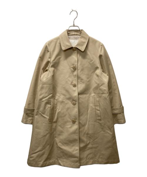 To b. by agnes b.（トゥービー バイ アニエスベー）To b. by agnes b. (トゥービー バイ アニエスベー) buttoned coat/ステンカラーコート ベージュ サイズ:36 未使用品の古着・服飾アイテム