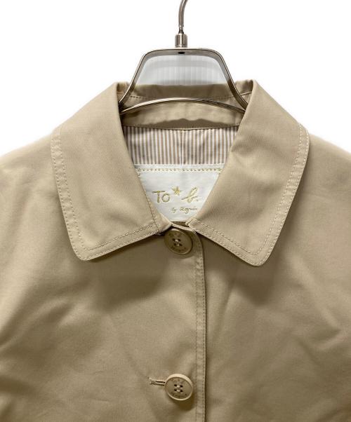 To b. by agnes b.（トゥービー バイ アニエスベー）To b. by agnes b. (トゥービー バイ アニエスベー) buttoned coat/ステンカラーコート ベージュ サイズ:36 未使用品の古着・服飾アイテム
