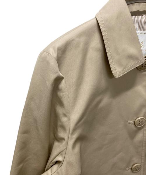To b. by agnes b.（トゥービー バイ アニエスベー）To b. by agnes b. (トゥービー バイ アニエスベー) buttoned coat/ステンカラーコート ベージュ サイズ:36 未使用品の古着・服飾アイテム