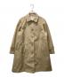 To b. by agnes b.（トゥービー バイ アニエスベー）の古着「buttoned coat/ステンカラーコート」｜ベージュ