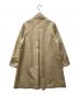 To b. by agnes b. (トゥービー バイ アニエスベー) buttoned coat/ステンカラーコート ベージュ サイズ:36 未使用品：10000円