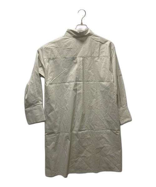 LACOSTE（ラコステ）LACOSTE (ラコステ) マルチストライプシャツドレス ベージュ サイズ:36 未使用品の古着・服飾アイテム