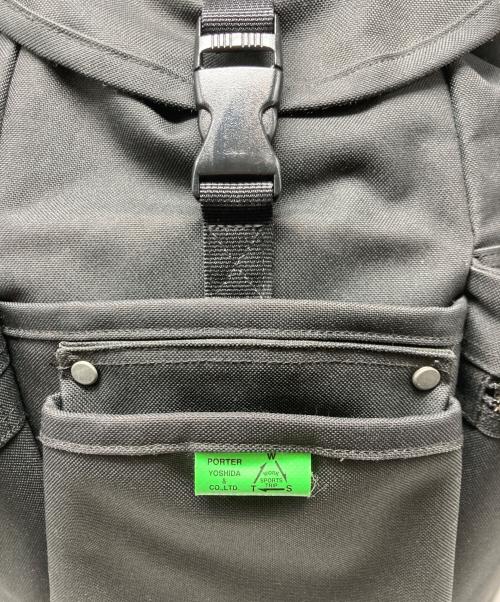 PORTER（ポーター）PORTER (ポーター) UNION RUCKSACK ブラックの古着・服飾アイテム
