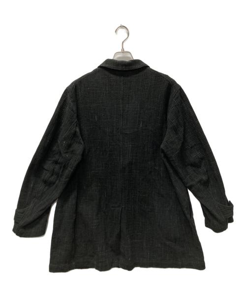 COLINA（コリーナ）COLINA (コリーナ) garabo sashiko kasuri atelier coat mid ブラック サイズ:L 未使用品の古着・服飾アイテム