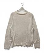 OUR LEGACYアワーレガシー）の古着「CHUNKY RAGLAN KNIT/ヘンプ混ラグランニット」｜ライトグレー