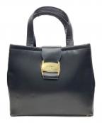 Salvatore Ferragamoサルヴァトーレ フェラガモ）の古着「ヴァラリボン2WAYバッグ」｜ブラック
