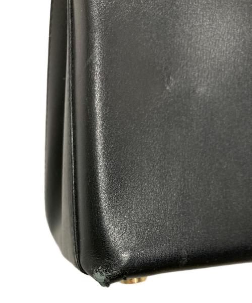 Salvatore Ferragamo（サルヴァトーレ フェラガモ）Salvatore Ferragamo (サルヴァトーレ フェラガモ) ヴァラリボン2WAYバッグ ブラックの古着・服飾アイテム