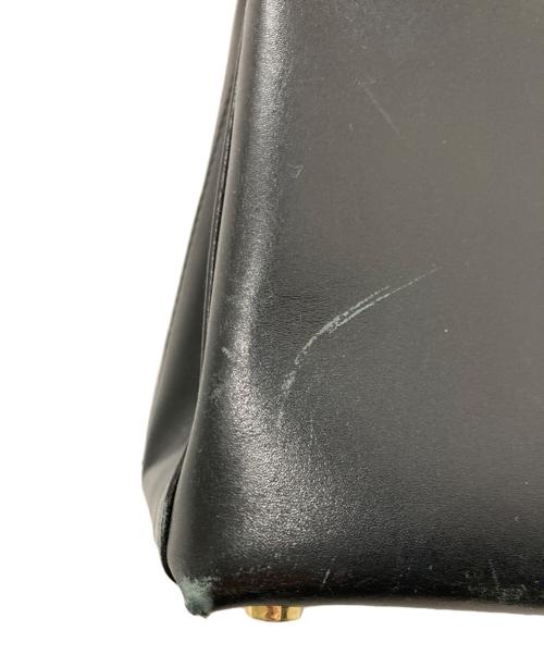 Salvatore Ferragamo（サルヴァトーレ フェラガモ）Salvatore Ferragamo (サルヴァトーレ フェラガモ) ヴァラリボン2WAYバッグ ブラックの古着・服飾アイテム