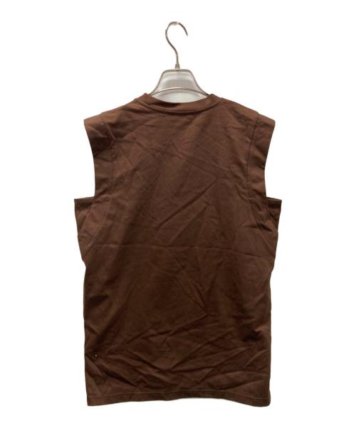 TATRAS（タトラス）TATRAS (タトラス) VALDINA バルディナ/ノースリーブカットソー ブラウン サイズ:01 未使用品の古着・服飾アイテム