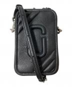 MARC JACOBSマークジェイコブス）の古着「THE MOTO SHOP PHONE CROSSBODY/ショルダーバッグ」｜ブラック