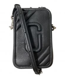 MARC JACOBS（マークジェイコブス）の古着「THE MOTO SHOP PHONE CROSSBODY/ショルダーバッグ」｜ブラック
