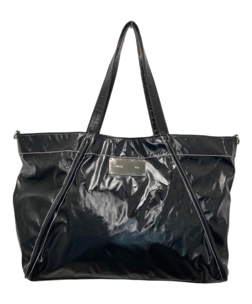 Matin Kim（マーティン・キム）Matin Kim (マーティン・キム) BIG COATING TOTE BAG ブラックの古着・服飾アイテム
