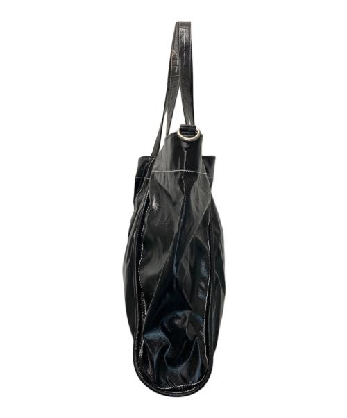 Matin Kim（マーティン・キム）Matin Kim (マーティン・キム) BIG COATING TOTE BAG ブラックの古着・服飾アイテム