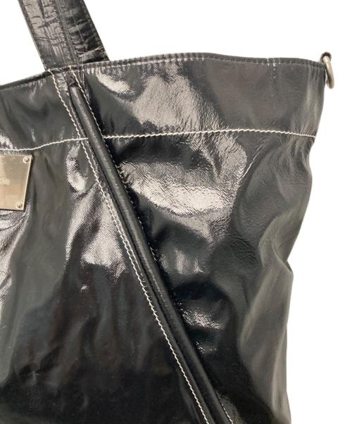 Matin Kim（マーティン・キム）Matin Kim (マーティン・キム) BIG COATING TOTE BAG ブラックの古着・服飾アイテム