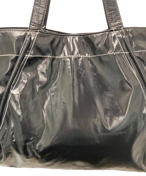 Matin Kim（マーティン・キム）Matin Kim (マーティン・キム) BIG COATING TOTE BAG ブラックの古着・服飾アイテム