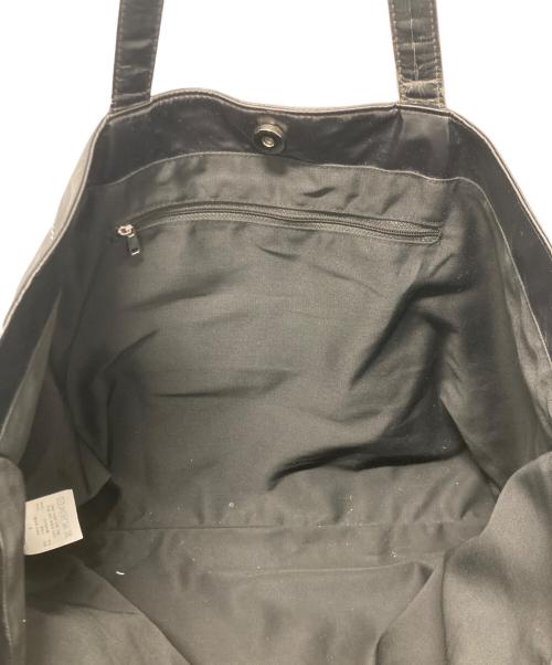 Matin Kim（マーティン・キム）Matin Kim (マーティン・キム) BIG COATING TOTE BAG ブラックの古着・服飾アイテム