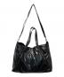 中古・古着 Matin Kim (マーティン・キム) BIG COATING TOTE BAG ブラック：6000円