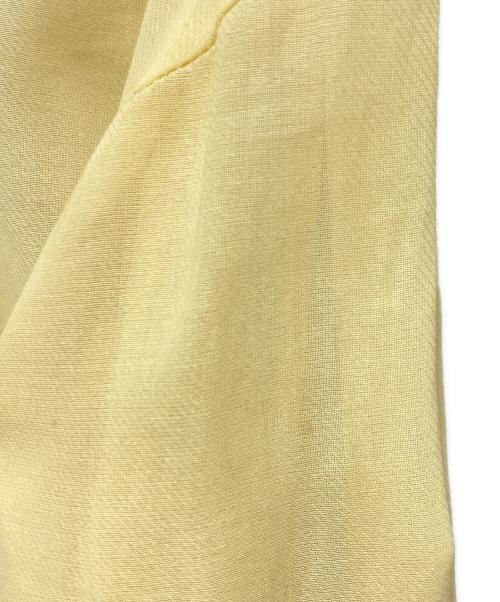 ENFOLD（エンフォルド）ENFOLD (エンフォルド) Sheer Twill ロングシャツ イエロー サイズ:Mの古着・服飾アイテム