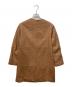WEEKEND Max Mara (ウィークエンド マックスマーラ) ラムレザーノーカラーコート ブラウン サイズ:36：18000円