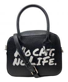 MMTS（マミタス）の古着「NO CAT NO LIFE ショルダー/ショルダーバッグ」｜ブラック