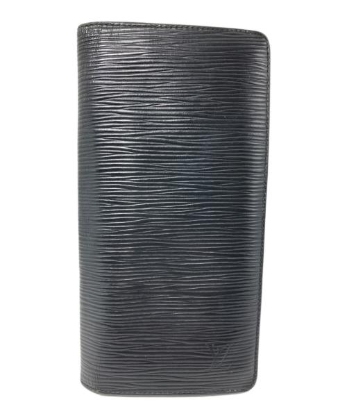 LOUIS VUITTON（ルイ ヴィトン）LOUIS VUITTON (ルイ ヴィトン) エピ ポルトフォイユ ブラザ 長財布 ブラックの古着・服飾アイテム