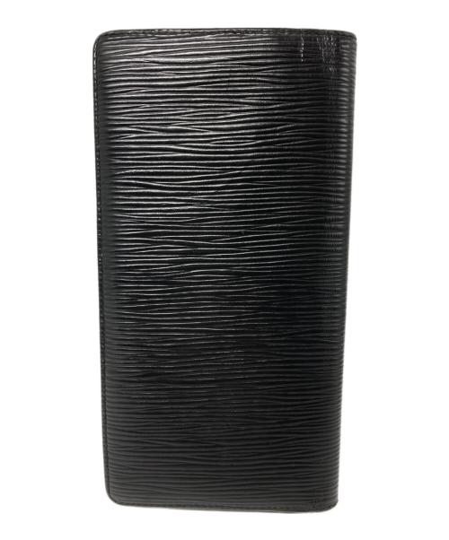 LOUIS VUITTON（ルイ ヴィトン）LOUIS VUITTON (ルイ ヴィトン) エピ ポルトフォイユ ブラザ 長財布 ブラックの古着・服飾アイテム