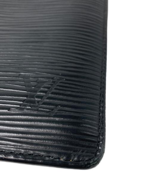 LOUIS VUITTON（ルイ ヴィトン）LOUIS VUITTON (ルイ ヴィトン) エピ ポルトフォイユ ブラザ 長財布 ブラックの古着・服飾アイテム