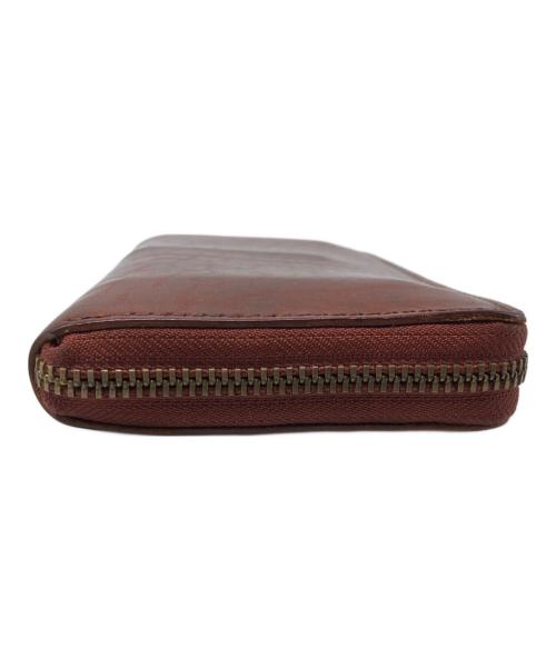 KIGO Wallet（キゴ ウォレット）KIGO Wallet (キゴ ウォレット) ブルハイドレザーラウンドファスナー財布 ブラウンの古着・服飾アイテム