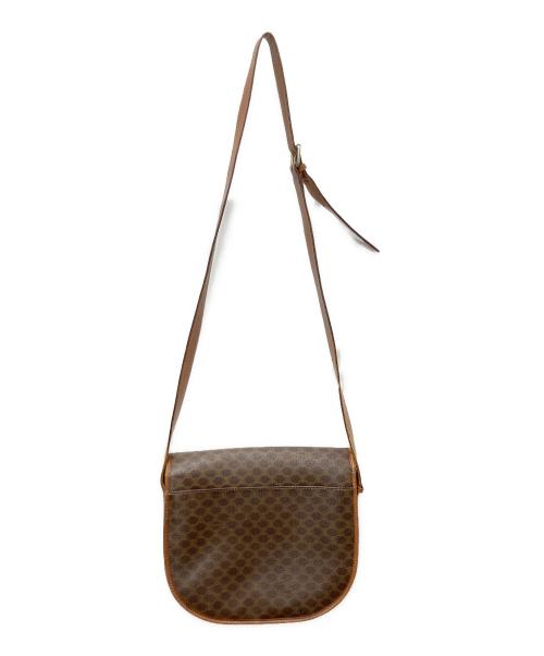 CELINE（セリーヌ）CELINE (セリーヌ) マカダム柄ショルダーバッグ ブラウンの古着・服飾アイテム