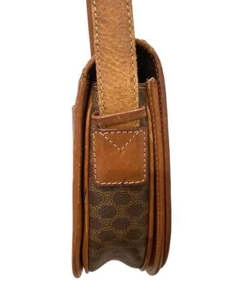 CELINE（セリーヌ）CELINE (セリーヌ) マカダム柄ショルダーバッグ ブラウンの古着・服飾アイテム