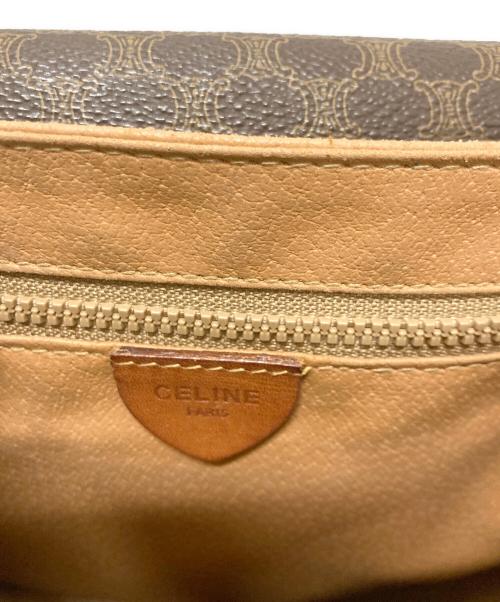 CELINE（セリーヌ）CELINE (セリーヌ) マカダム柄ショルダーバッグ ブラウンの古着・服飾アイテム